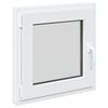 vidaXL Fen&ecirc;tre de sous-sol RISOR 50 x 50 cm PVC et verre Blanc
