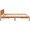 vidaXL Cadre de lit Marron 150 x 200 cm Bois de pin massif