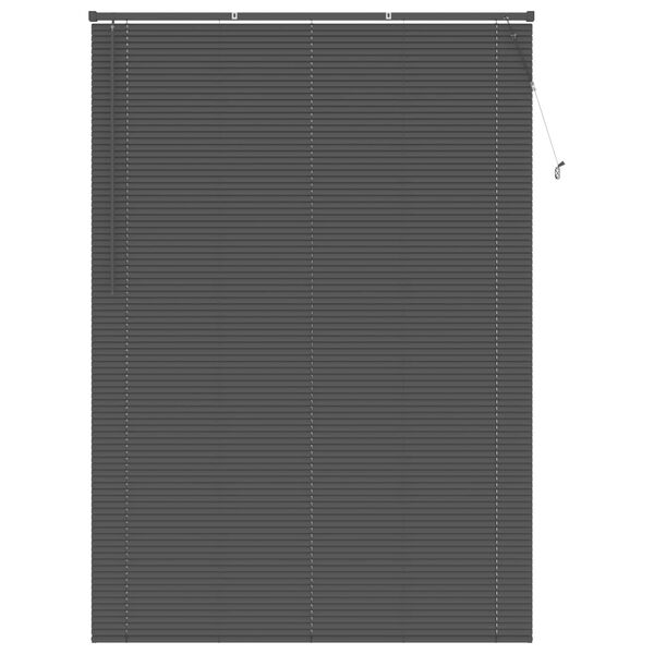 vidaXL Store V&eacute;nitien R&eacute;glable Gris Argent&eacute; 213 x 150 cm PVC