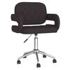 vidaXL Chaises &agrave; manger pivotantes lot de 4 noir similicuir