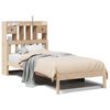 vidaXL Lit biblioth&egrave;que sans matelas 90x190 cm bois de pin massif