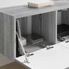 vidaXL Meuble TV mural Montage mural Gris Sonoma 78,5 x 31 x 29,5 cm