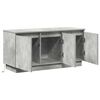 vidaXL Meuble TV Gris béton 100 x 38 x 49 cm Bois d'ingénierie