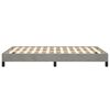 vidaXL Cadre de lit sans matelas gris clair 120x200 cm velours