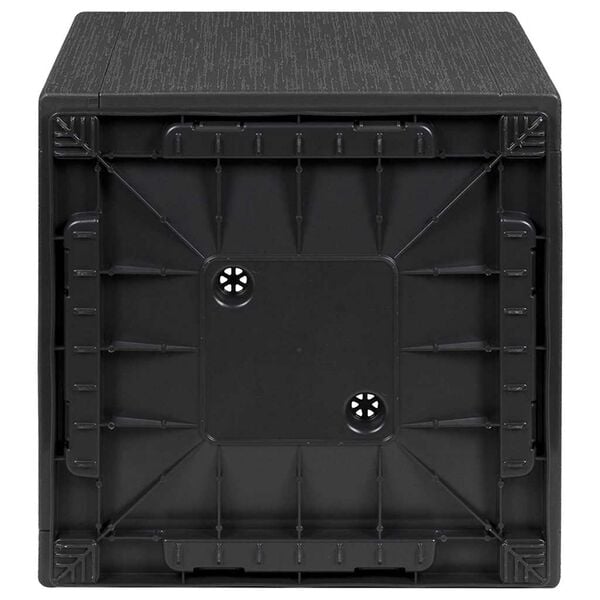 vidaXL Cache-pot de jardin Anthracite 36 x 36 x 35 cm Polypropylène