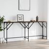 vidaXL Table console ch&ecirc;ne marron 180x29x75 cm bois d'ing&eacute;nierie