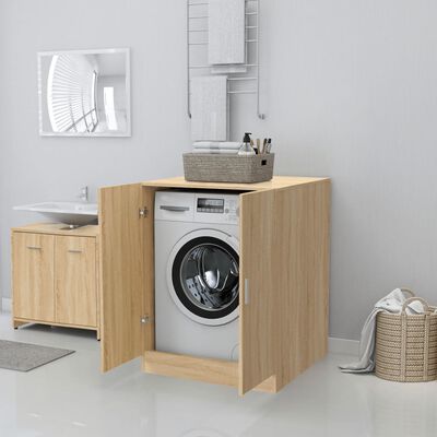 vidaXL Meuble pour machine à laver Chêne sonoma 71x71,5x91,5 cm