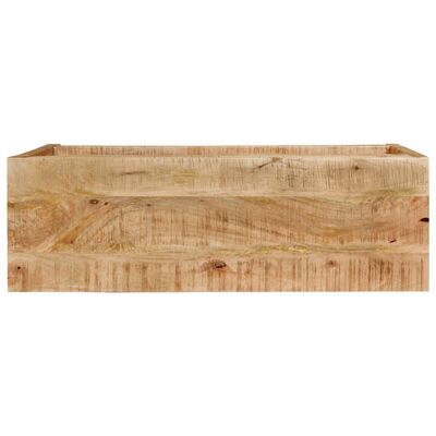 vidaXL Table console et 2 tiroirs 110x35x75 cm bois de manguier solide