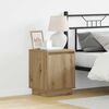 vidaXL Cabinet de chevet 2 pcs Ch&ecirc;ne artisanal 39 x 34,5 x 50 cm