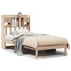 vidaXL Lit biblioth&egrave;que sans matelas 90x200 cm bois de pin massif