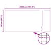 vidaXL Moustiquaire Blanc 80 x 2000 cm Fibre de verre