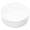 vidaXL Lavabo ronde C&eacute;ramique Blanc 40 x 15 cm
