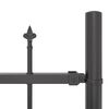 vidaXL Cl&ocirc;ture de jardin 3 pcs Gris 170 x 215 cm
