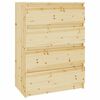vidaXL Armoire lat&eacute;rale 60x36x84 cm bois de sapin massif