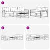 vidaXL Ensemble de canap&eacute;s d'ext&eacute;rieur 6 pcs Naturel et Beige