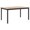 vidaXL Table de salle &agrave; manger / Table de repas Naturel