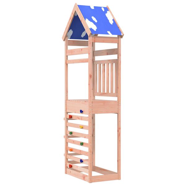 vidaXL Tour de jeu Marron 52,5 x 85 x 265 cm Bois solide de Douglas