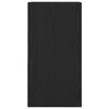 vidaXL Tables de chevet avec tiroir 2 pcs ch&ecirc;ne noir 35x34x66,5 cm