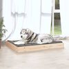 vidaXL Lit pour chien 101,5x74x9 cm Bois de pin solide