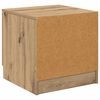 vidaXL Armoire de lit avec tiroir 2 pcs Ch&ecirc;ne artisanal 40 x 39 x 40cm