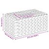 vidaXL Housses de bo&icirc;te &agrave; tissues 2 pcs Jacinthe d'eau Naturel