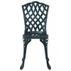 vidaXL Chaise de jardin 2 pcs Vert 55 x 56,5 x 91cm Aluminium