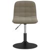 vidaXL Chaises pivotantes &agrave; manger lot de 6 gris clair velours