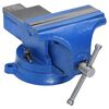 vidaXL &Eacute;tau d'&eacute;tabli bleu 125 mm fonte