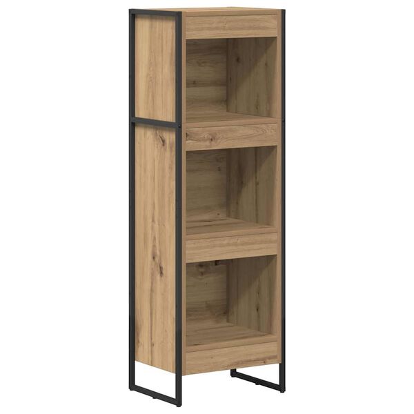 vidaXL Biblioth&egrave;que Ch&ecirc;ne artisan 80 x 30 x 155 cm Bois d'ing&eacute;nierie