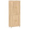 vidaXL Buffet haut Ch&ecirc;ne sonoma 69,5x34x180 cm Bois d'ing&eacute;nierie