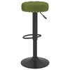 vidaXL Tabourets de bar lot de 2 vert clair velours