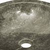 vidaXL Lavabo Gris &Oslash;40x12 cm Marbre