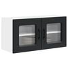 vidaXL Armoire de cuisine avec stockage Kalmar Noir 80 x 31 x 40 cm