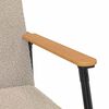 vidaXL fauteuil Gris clair 59 x 75 x 78 cm