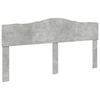 vidaXL T&ecirc;te de lit Gris b&eacute;ton Bois d'ing&eacute;nierie