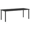 vidaXL Ensemble de salle &agrave; manger pour jardin 7 pcs Blanc Poly rotin