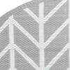 vidaXL Tapis d'ext&eacute;rieur ARAKIL gris &Oslash;160 cm PP