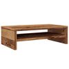 vidaXL Support de moniteur vieux bois 42 x 24 x 13cm bois d'ingénierie