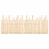 vidaXL T&ecirc;te de lit murale 204x3x80 cm Bois massif de pin