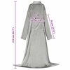 vidaXL Sweat &agrave; capuche couverture Gris Flanelle