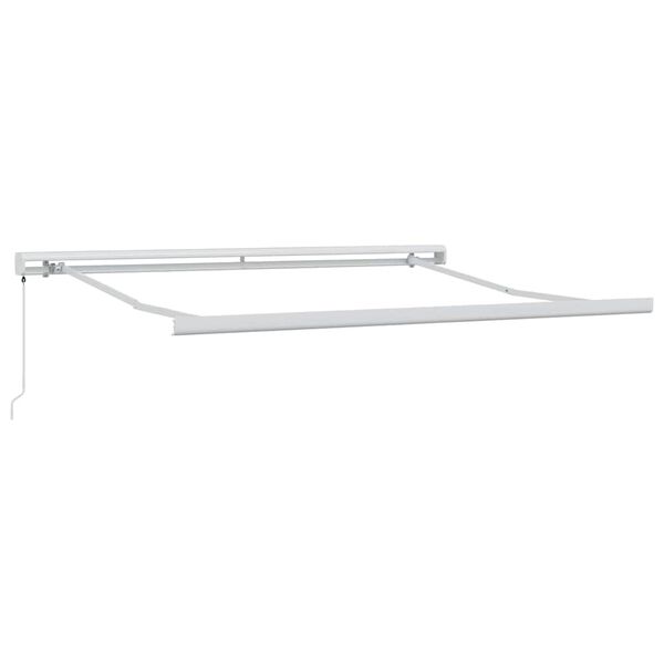 vidaXL Auvent R&eacute;tractable Rouge et Noir 350 x 250 cm Tissu et M&eacute;tal