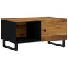 vidaXL Table basse 80x50x40 cm Bois de manguier solide et d'ing&eacute;nierie