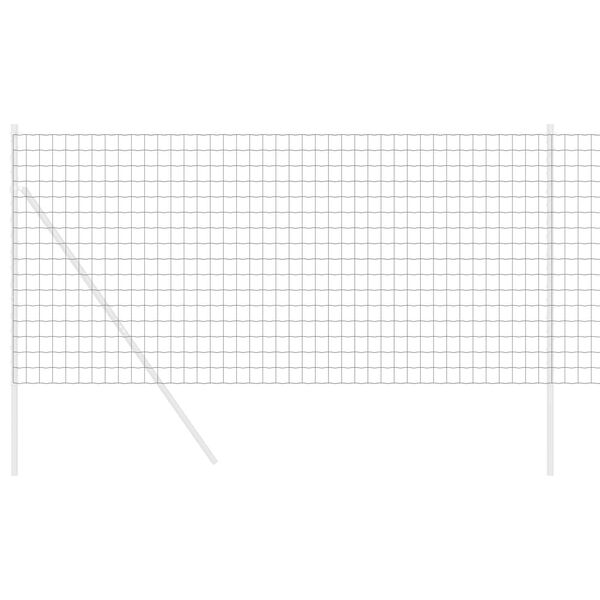 vidaXL Clôture Euro Gris 1,4 x 10 m Fer revêtu de PVC