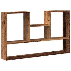 vidaXL &Eacute;tag&egrave;re murale vieux bois 99x15x60 cm bois d'ing&eacute;nierie