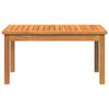 vidaXL Table basse Huile Naturelle Bois d'Acacia Massif