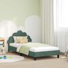 vidaXL Cadre de lit pour enfants avec t&ecirc;te de lit Vert Mer 80 x 200 cm