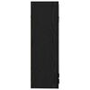vidaXL Armoire Miroir de Salle de Bain Ch&ecirc;ne noir 62,5 x 20,5 x 64 cm