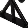 vidaXL Table de bar Bois de r&eacute;cup&eacute;ration massif Marron fonc&eacute;