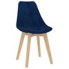 vidaXL Ensemble de salle &agrave; manger 7 pcs Bleu