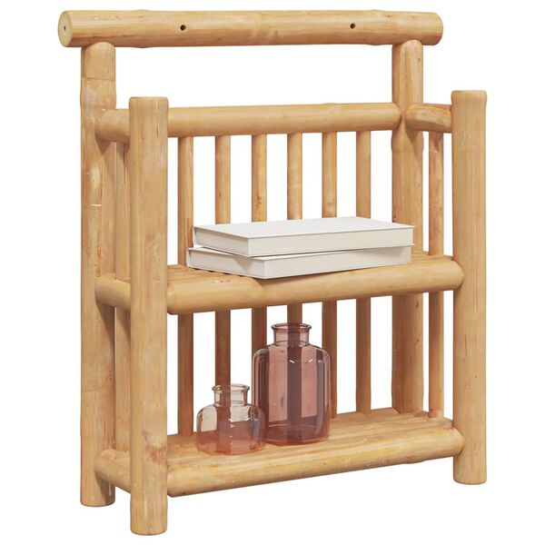 vidaXL Étagère Murale avec étagère Naturel 40 x 13 x 44 cm Bambou